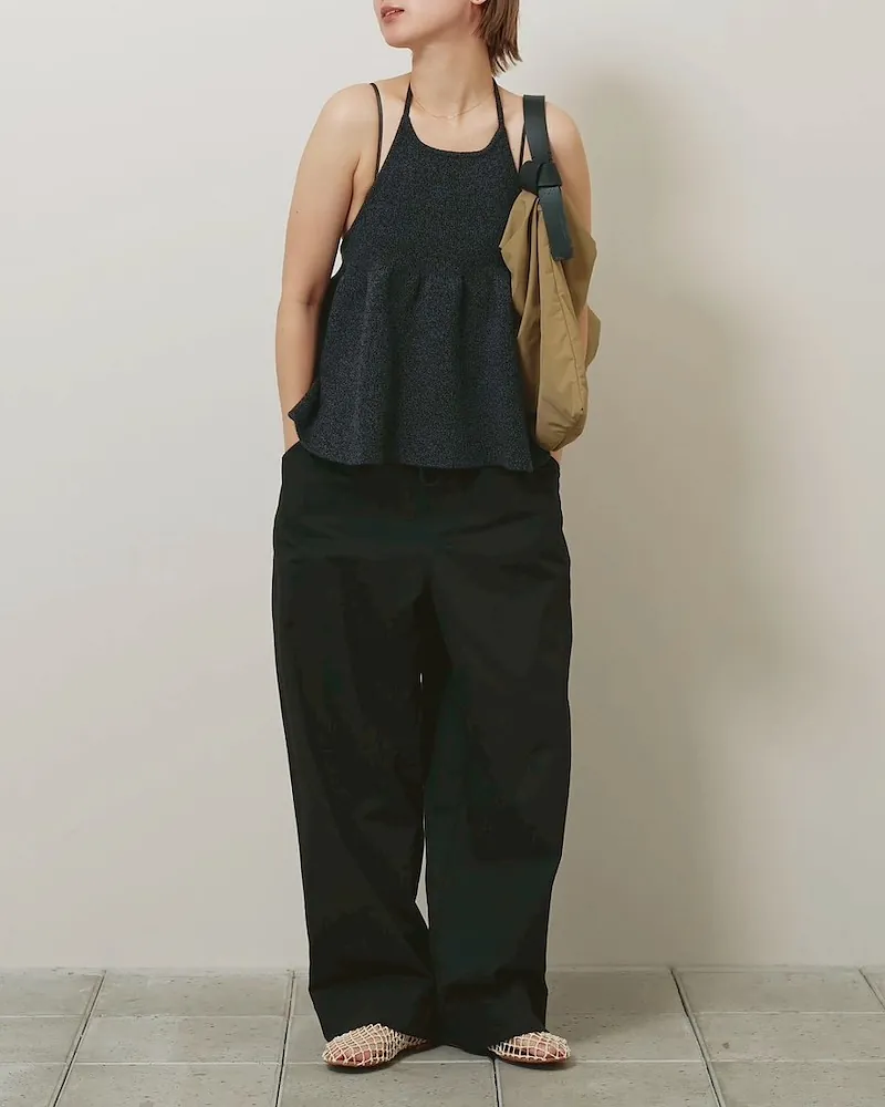 [PRE-ORDER] TODAYFUL - Halterneck Peplum Knit