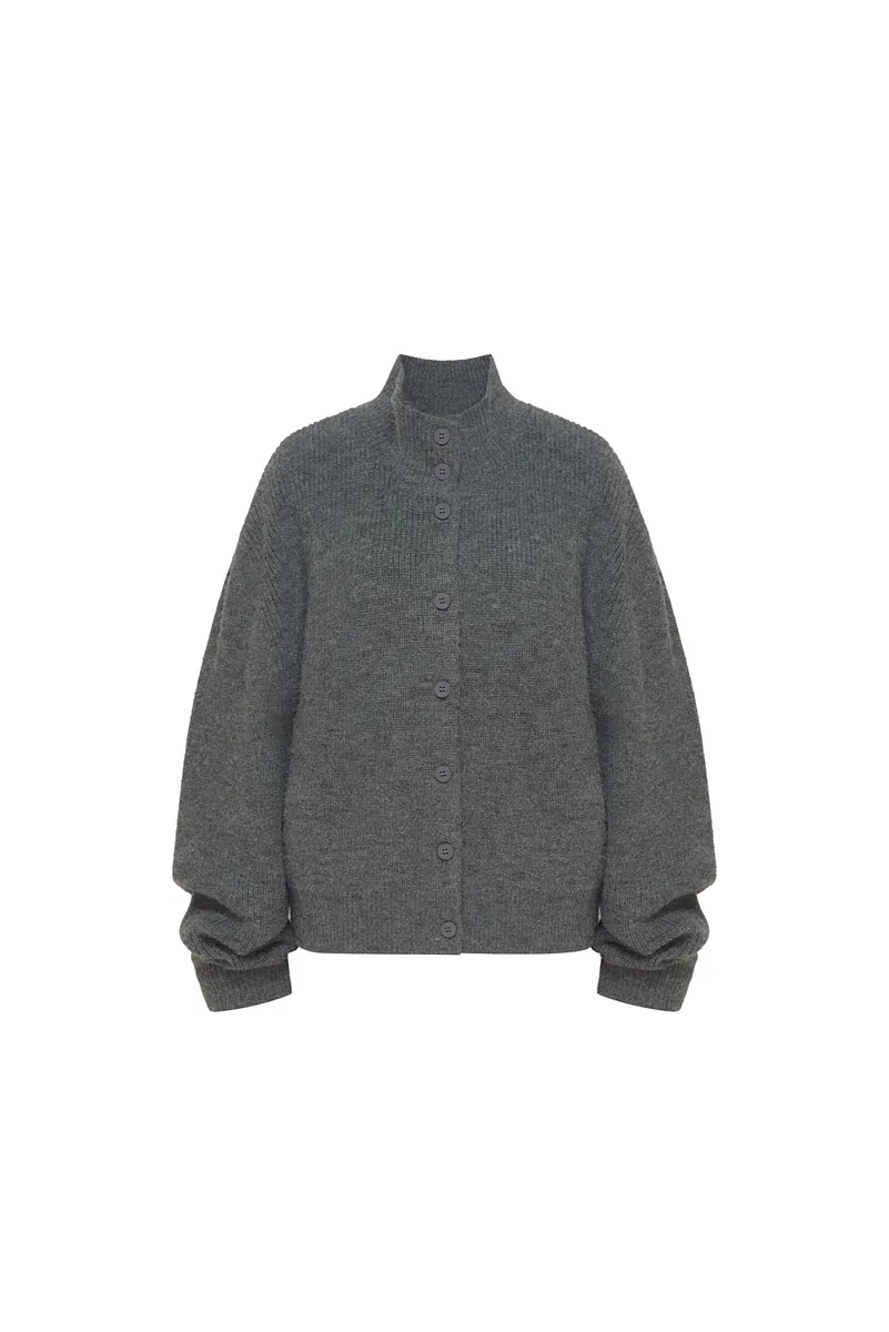 Studio Doe - Stand Collar Cardigan