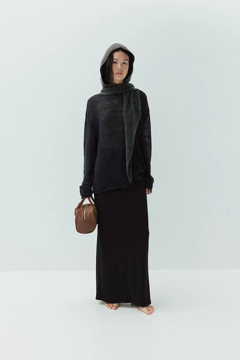 Studio Doe - Cashmere Soft Knit Hooded Scarf