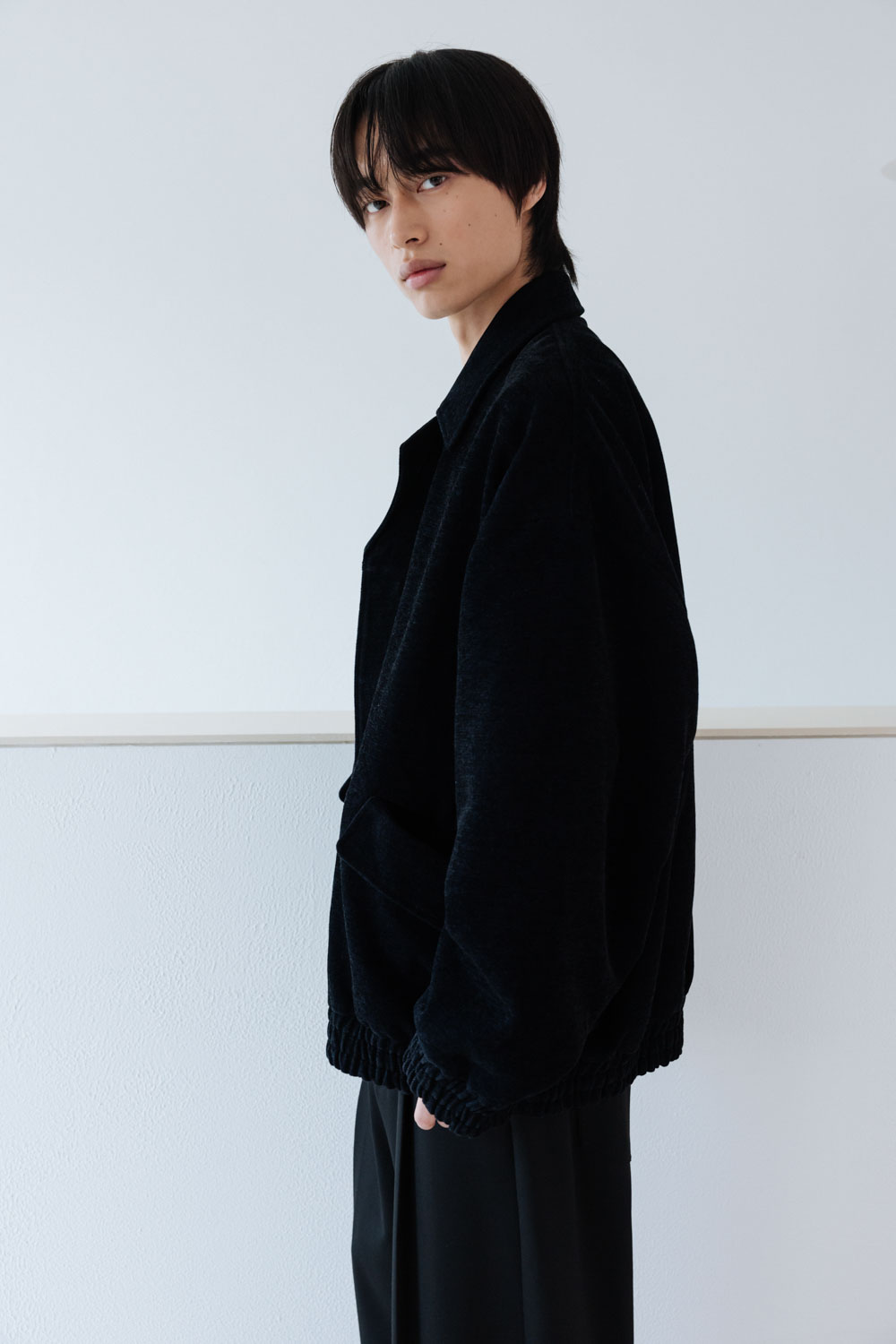 Gender Free Two-Tone Corduroy Jacket