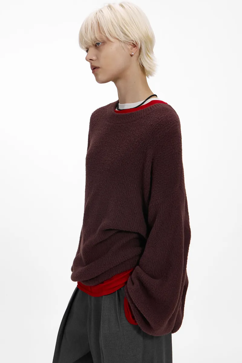 Studio Doe - Premium Tencel Wide Neck Knit Top