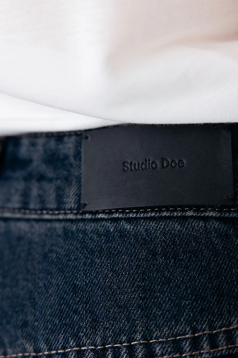 Studio Doe - Washed Low-Crotch Baggy Jeans