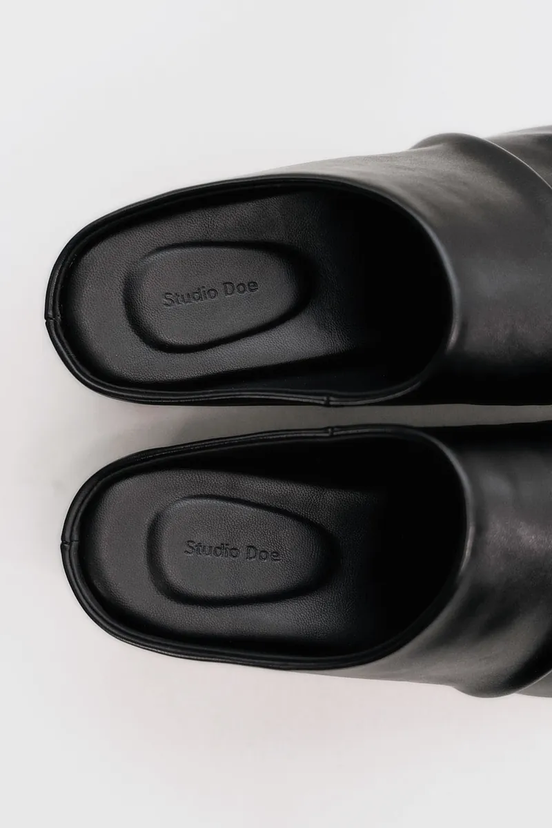Studio Doe - Pleated Heeled Slippers