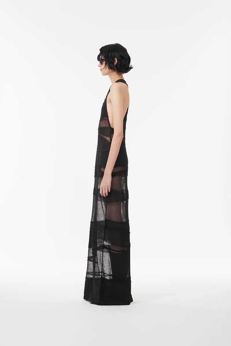 Knitted Sleeveless Maxi Dress
