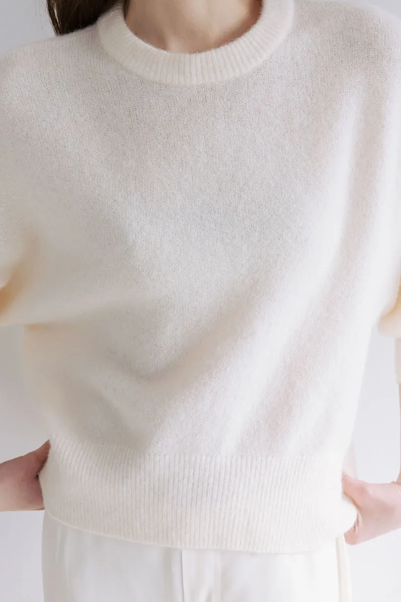 Studio Doe - Crew Neck Curved Sleeve Sweater