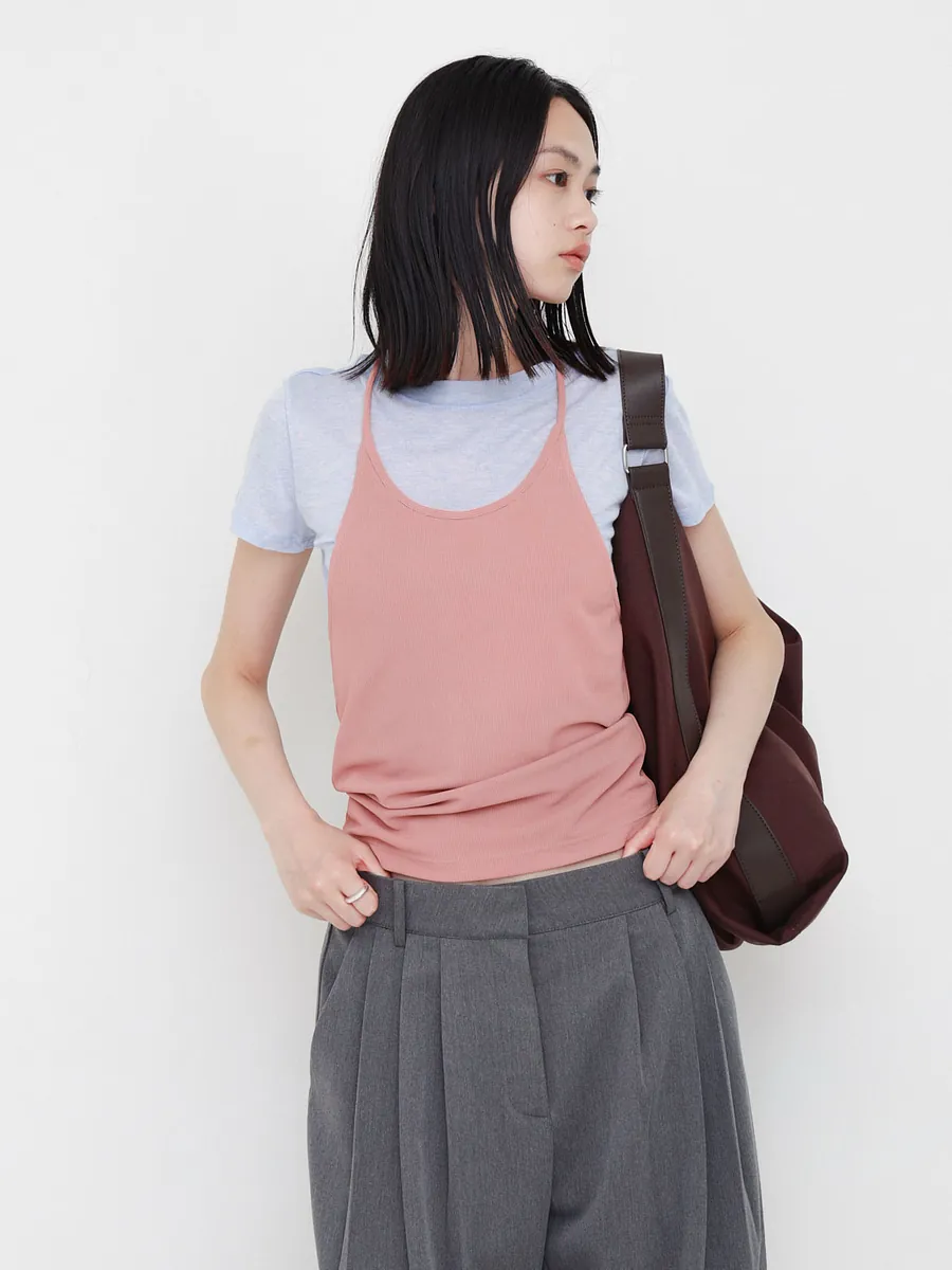 Studio Doe - Piped Layering Halter Tank Top