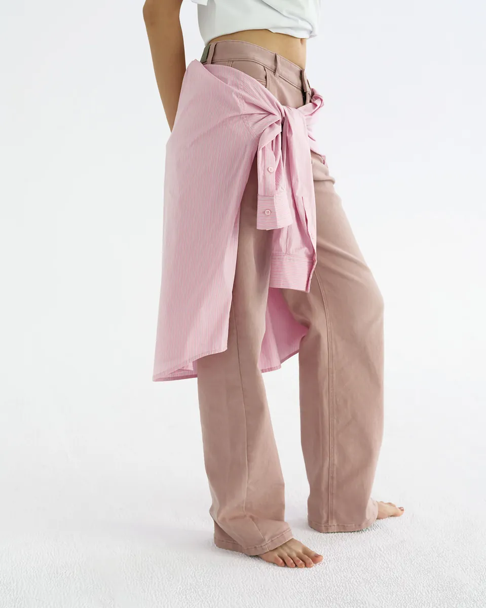 Studio Doe - Low-Rise Washed Jeans