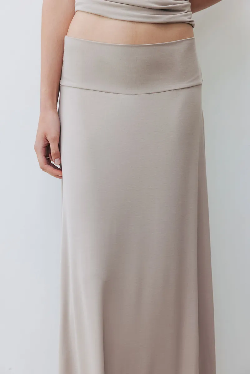 Studio Doe - Wide Waistband Relaxed Flared Skirt