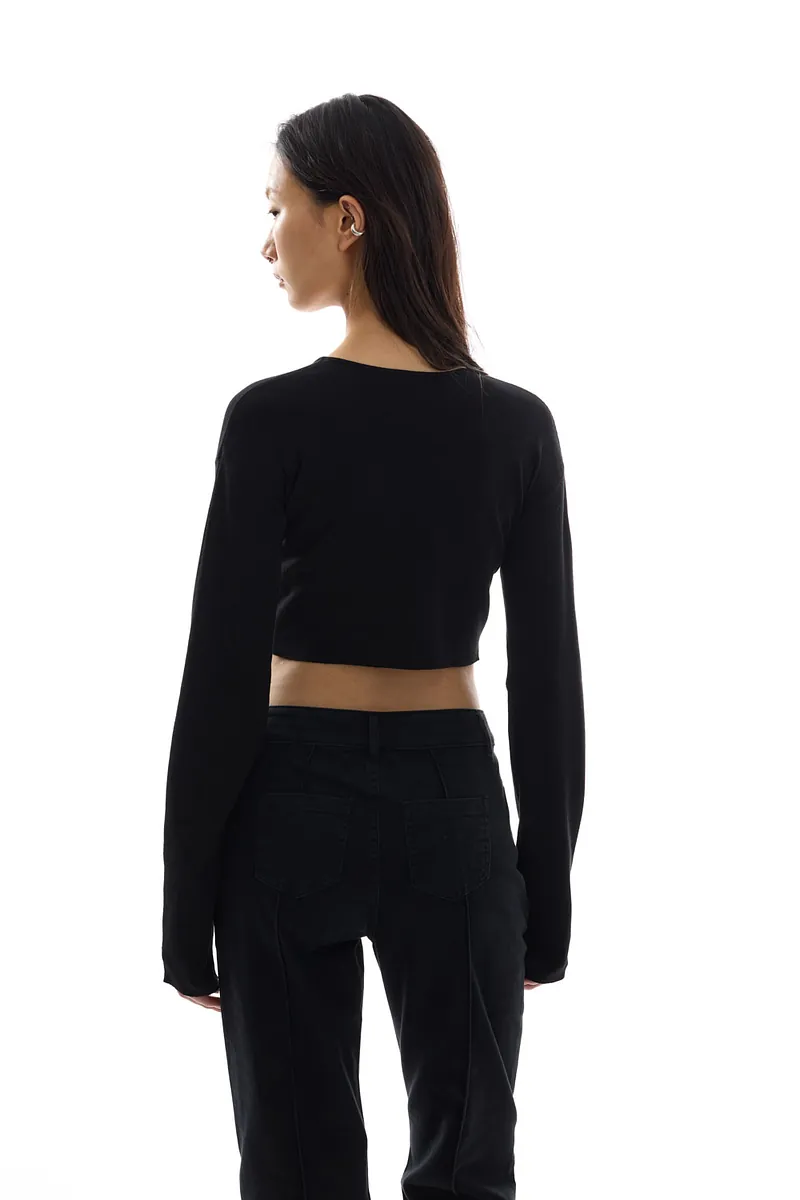 Studio Doe - Doe：Molly Reversible Curved Sleeve Knit Top