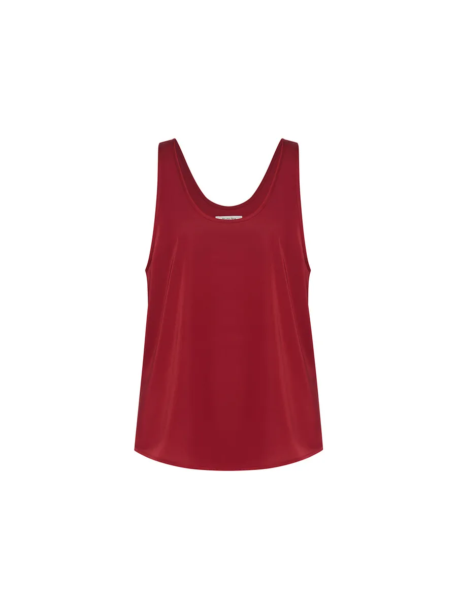 Studio Doe - Matte Satin U-Neck Tank Top