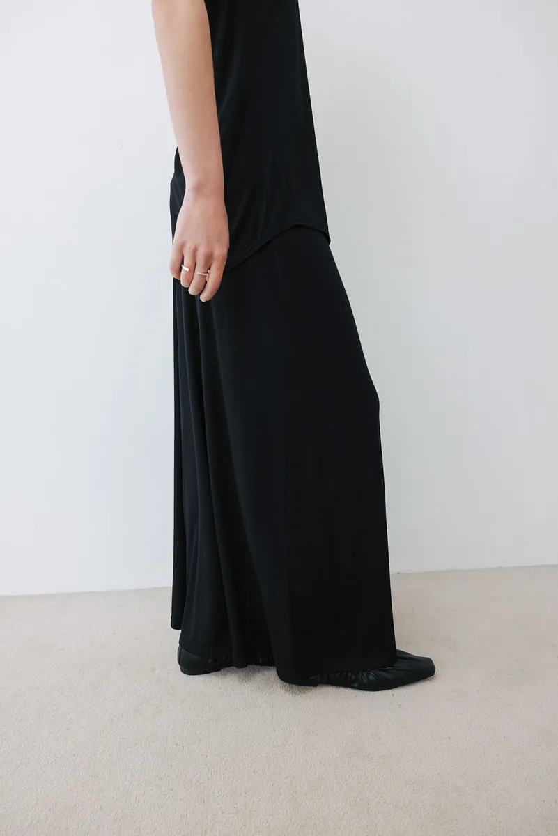Studio Doe - Wide Waistband Relaxed Flared Skirt