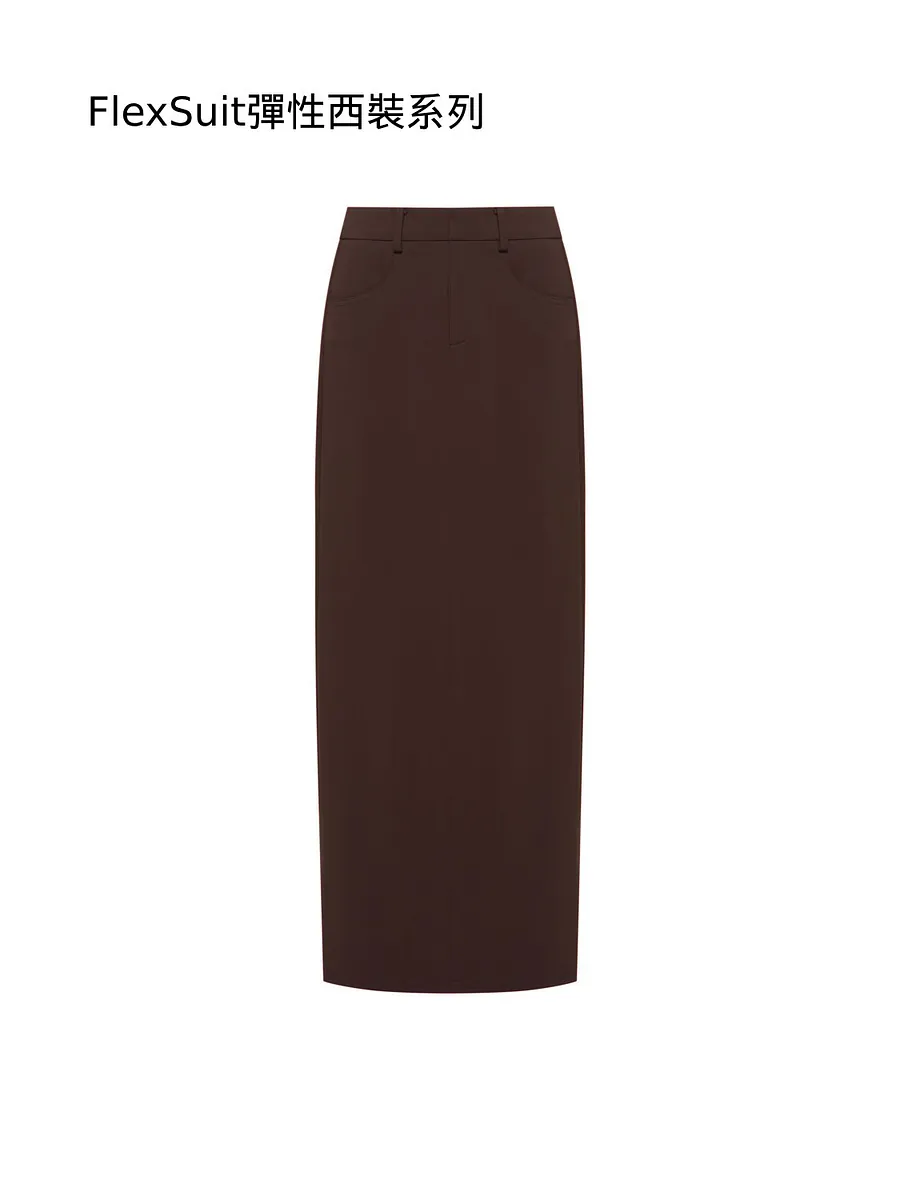 Studio Doe - Satin Cool-Feel Straight Skirt