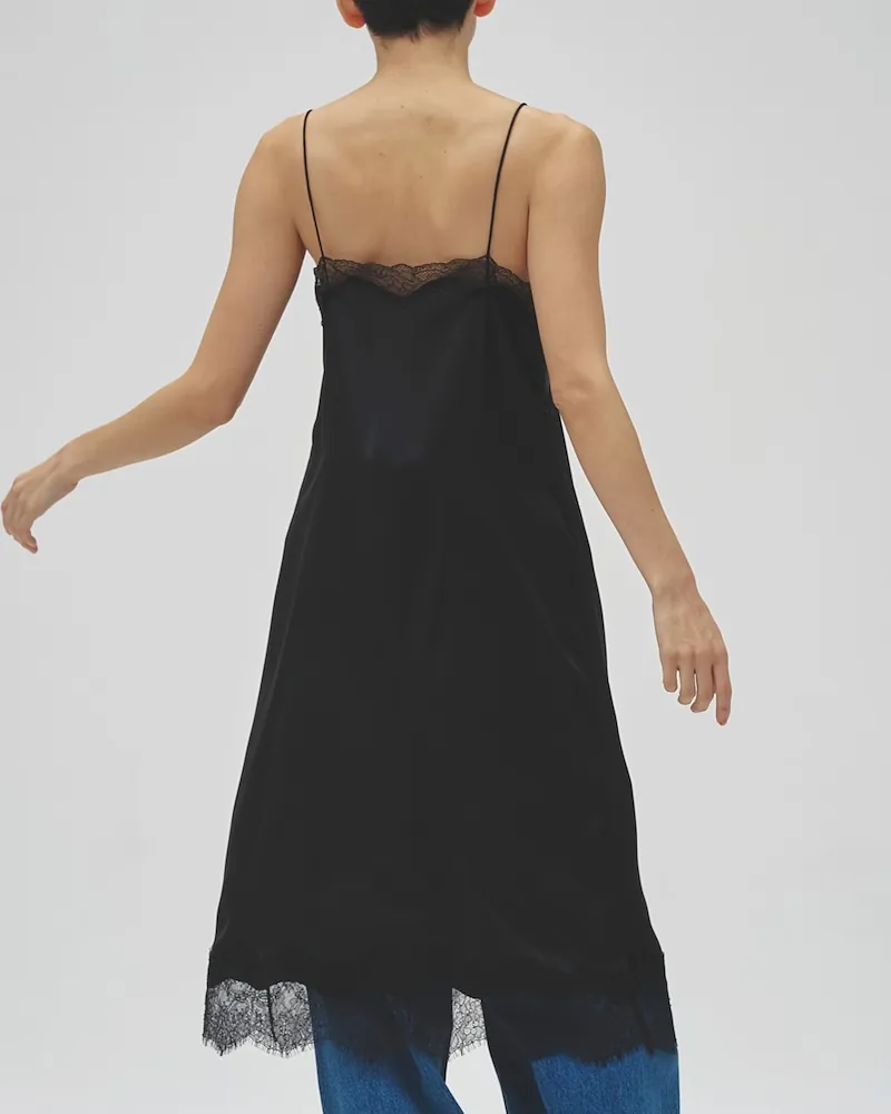 Satin Lace Dress