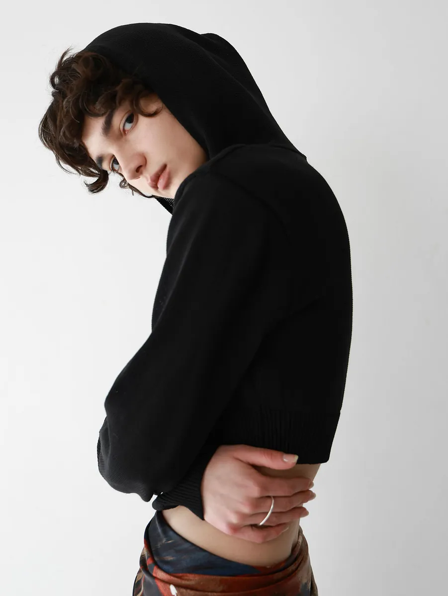 Studio Doe - Cool Gauze Hooded Short Cardigan