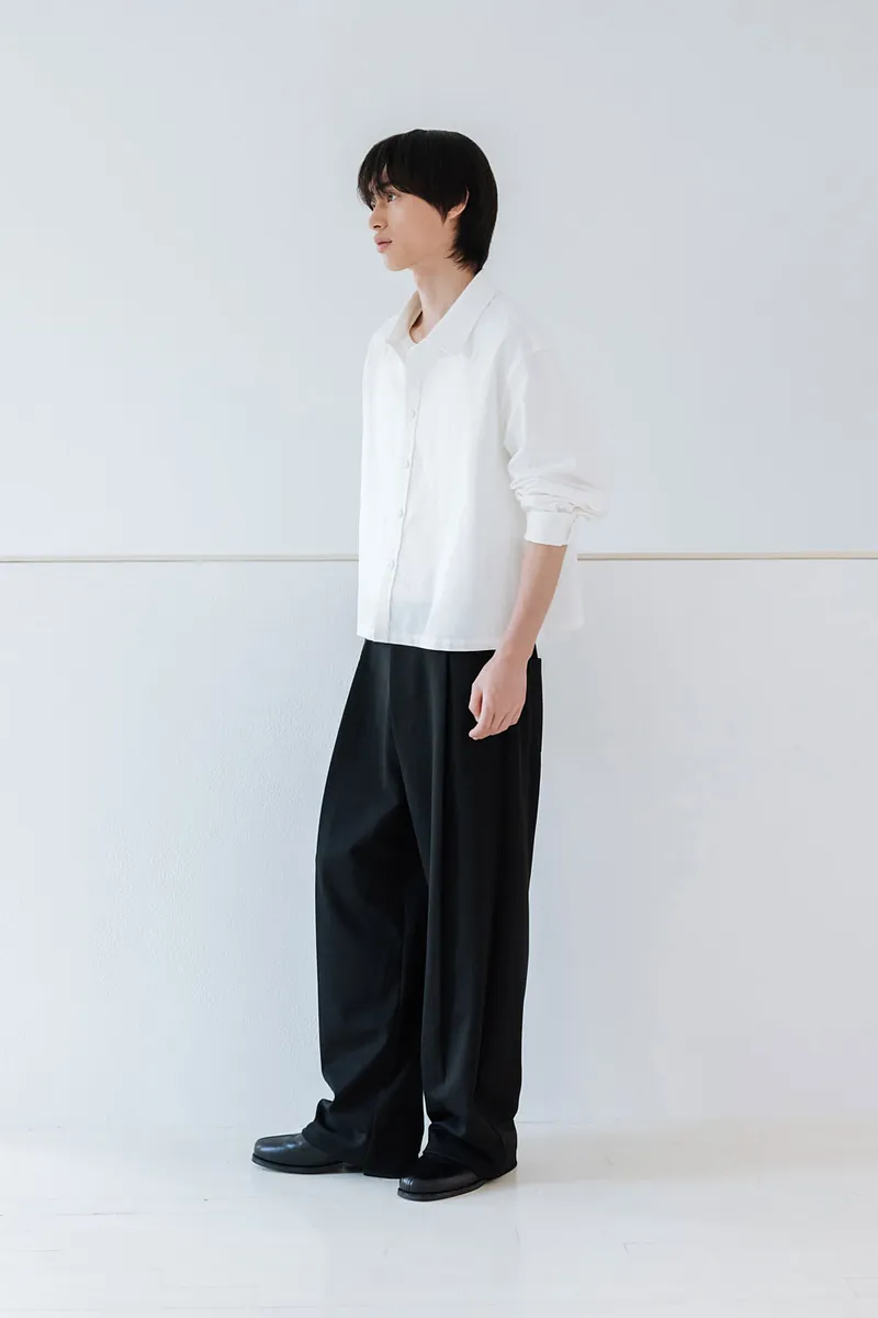 Studio Doe - Gender Free Wool-like Tuck Trousers