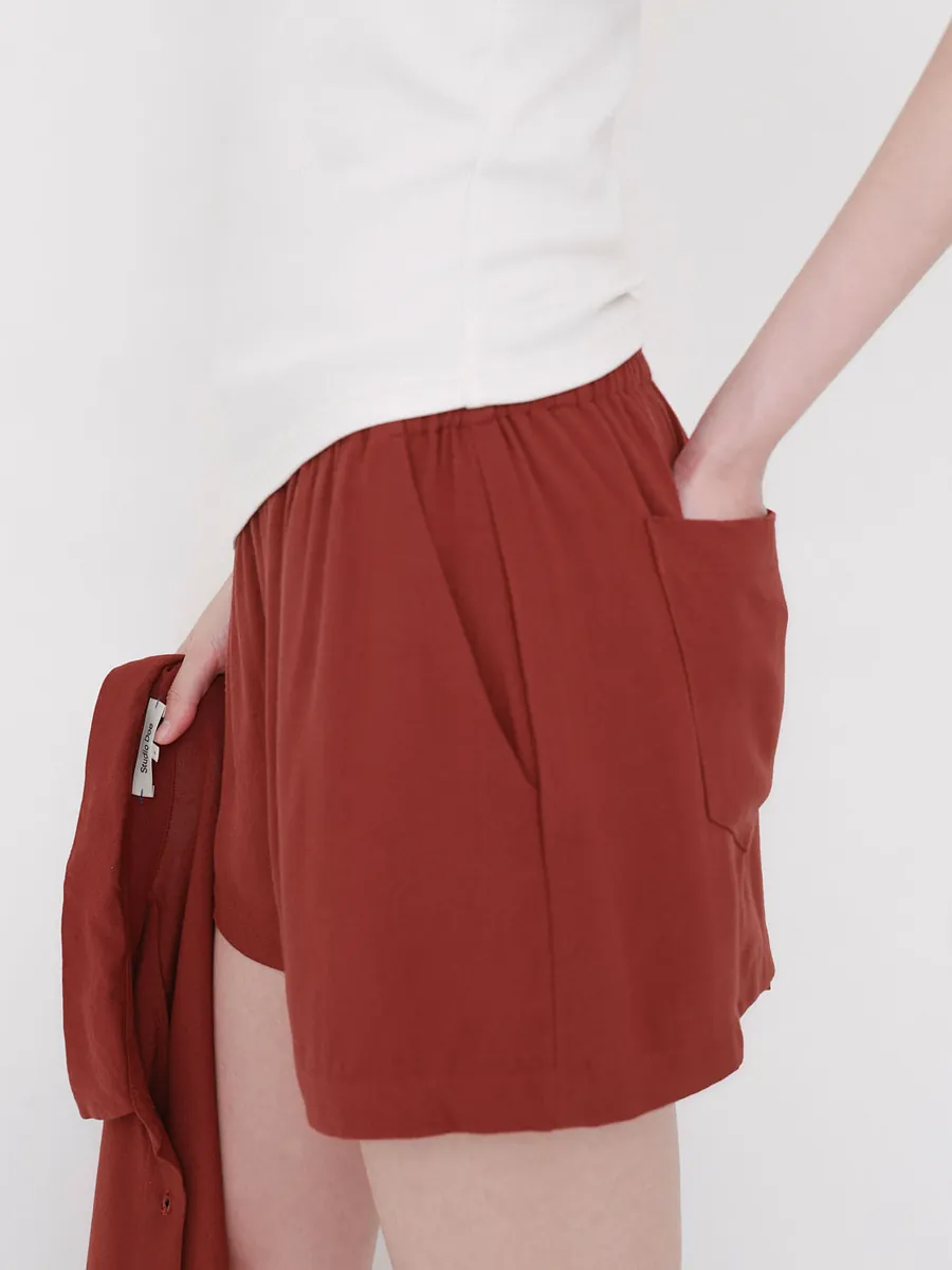 Studio Doe - Cotton Linen Feel Resort Shorts