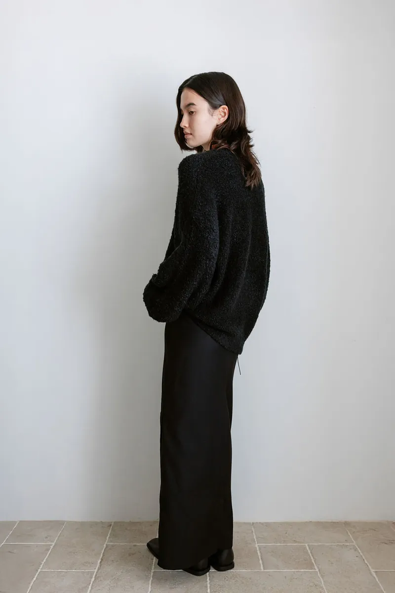 Studio Doe - Fluffy Wool V-Neck Loose Sweater