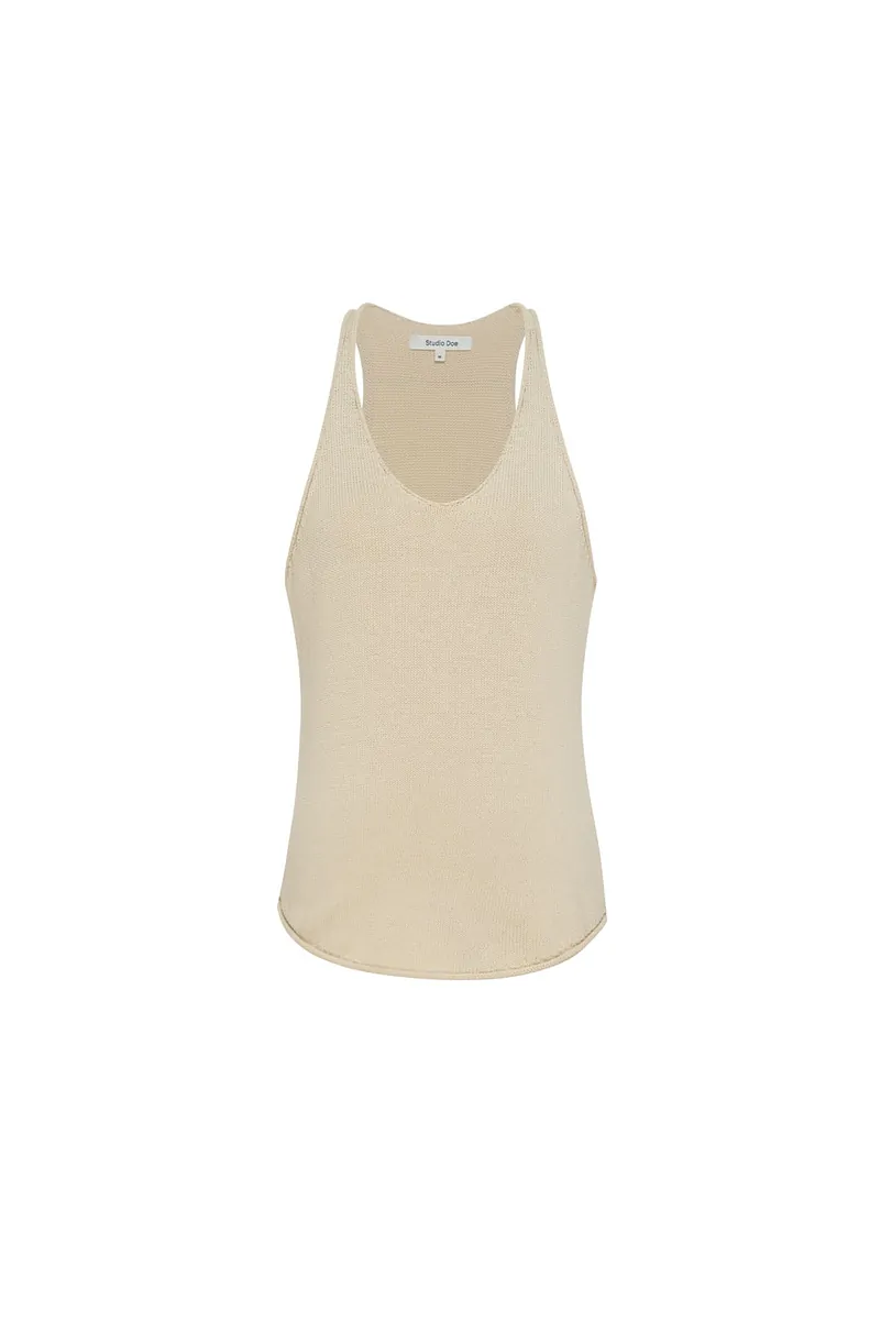 Studio Doe - Rolled Edge Knitted Tank Top