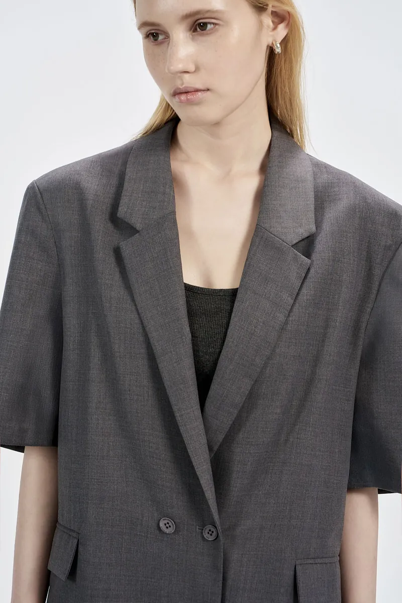Studio Doe - Double-breasted Short-sleeved Jacket