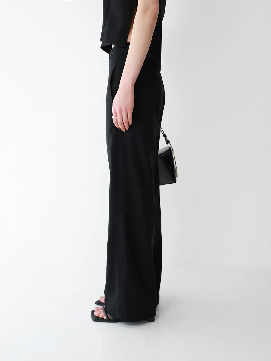 Studio Doe - Tencel Linen Low-Rise Wide Pants