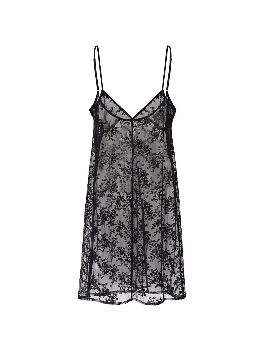 Studio Doe - Lace Embroidered Strap Long Tank Top