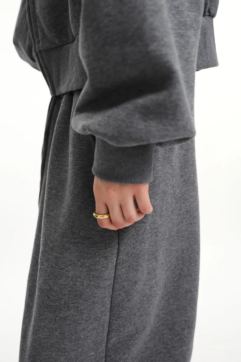 Studio Doe - Fleece Cropped Zip Hoodie