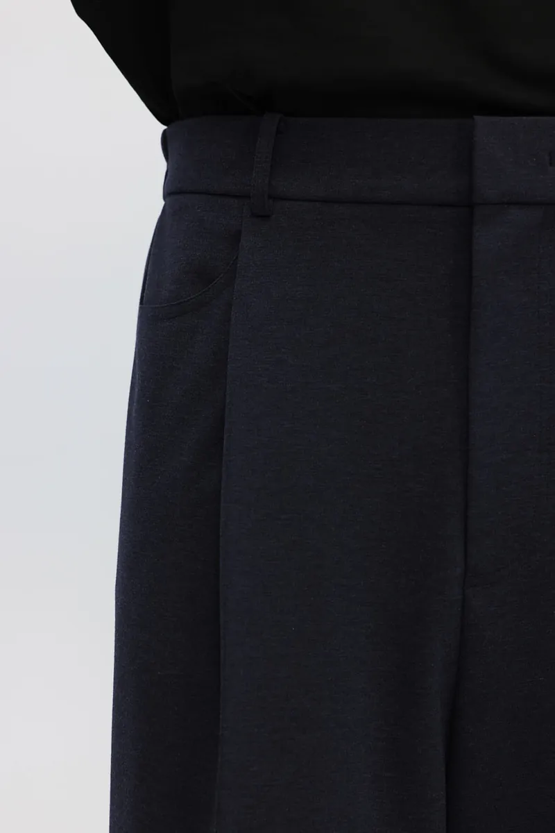 Studio Doe - Gender Free Wool-like Tuck Trousers