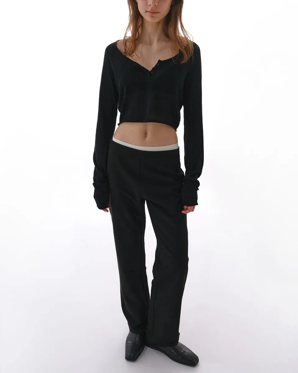 Studio Doe - Cool Gauze Button Front Knit Top