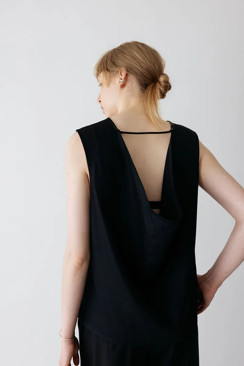 Studio Doe - Reversible Draped Neck Tank Top