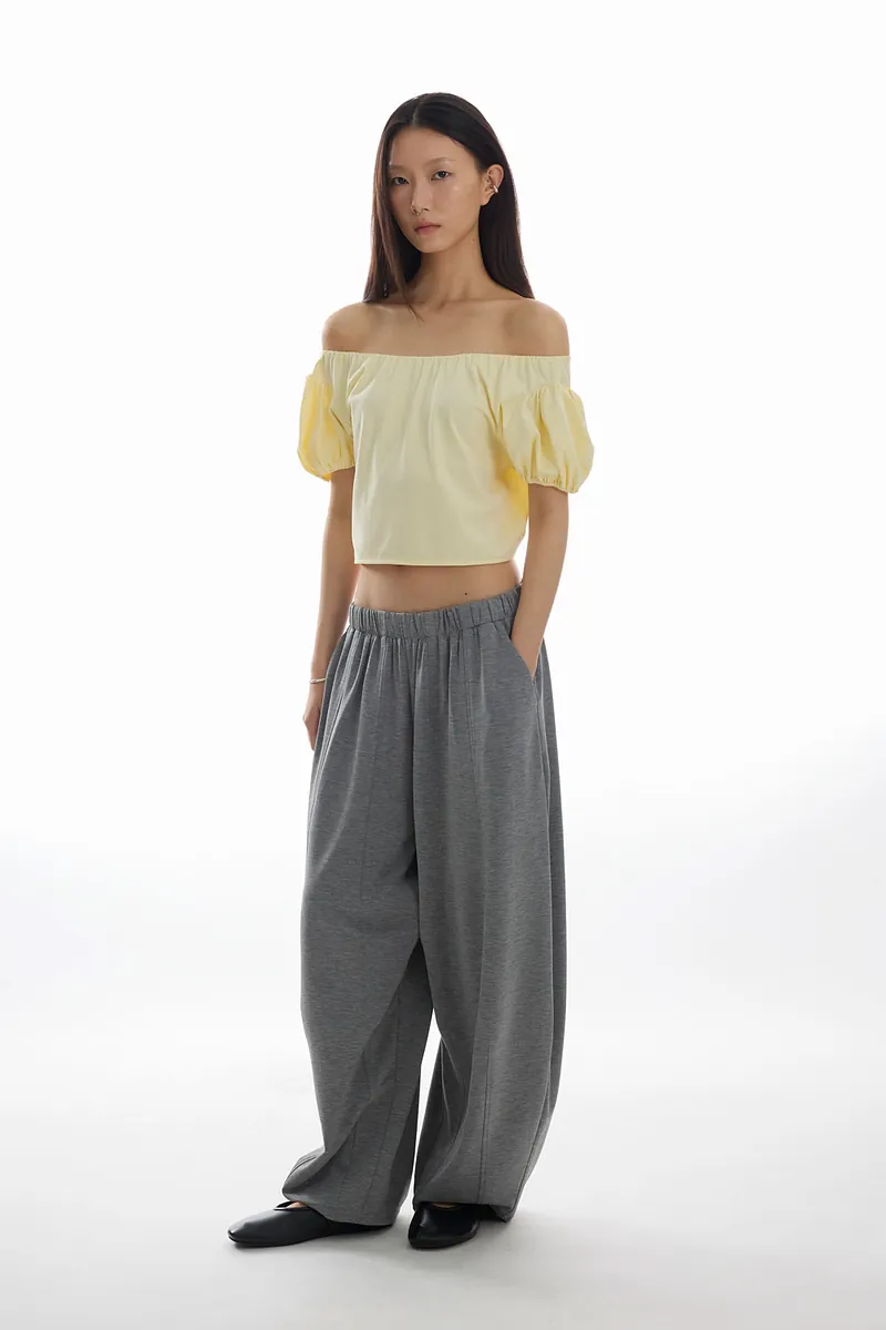 Doe：Molly Reversible Puff Sleeve Top