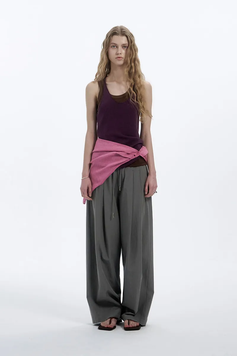 Studio Doe - Rolled Edge Knitted Tank Top