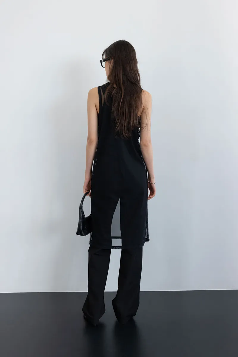 Studio Doe - Sheer Side Slit Long Tank Top