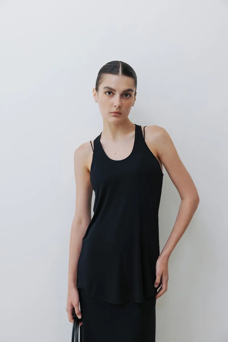 Studio Doe - Twist Back U-Neck Tank Top