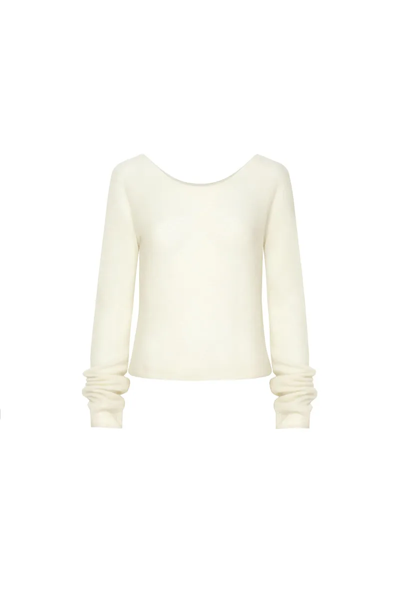 Studio Doe - Fine Wool Blend Wide Neck Sweater