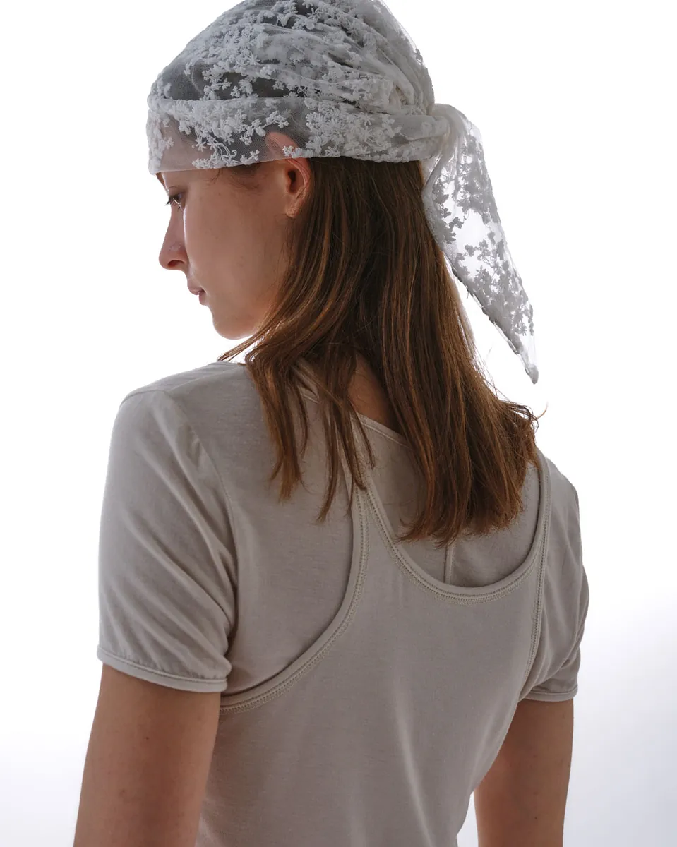 Studio Doe - Lace Embroidered Turban Hat