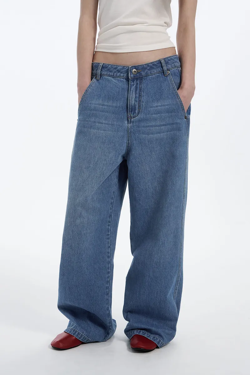 Studio Doe - Low Pocket Washed Denim Pants