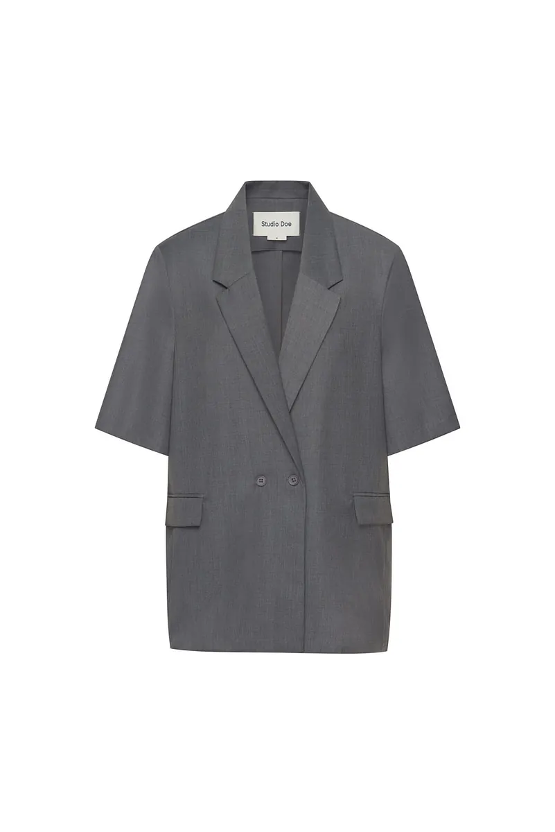 Studio Doe - Double-breasted Short-sleeved Jacket