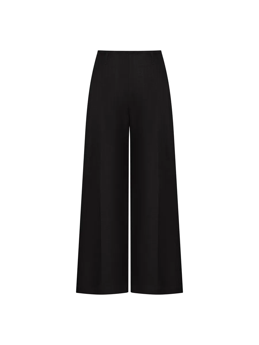 Studio Doe - Tencel Linen Low-Rise Wide Pants