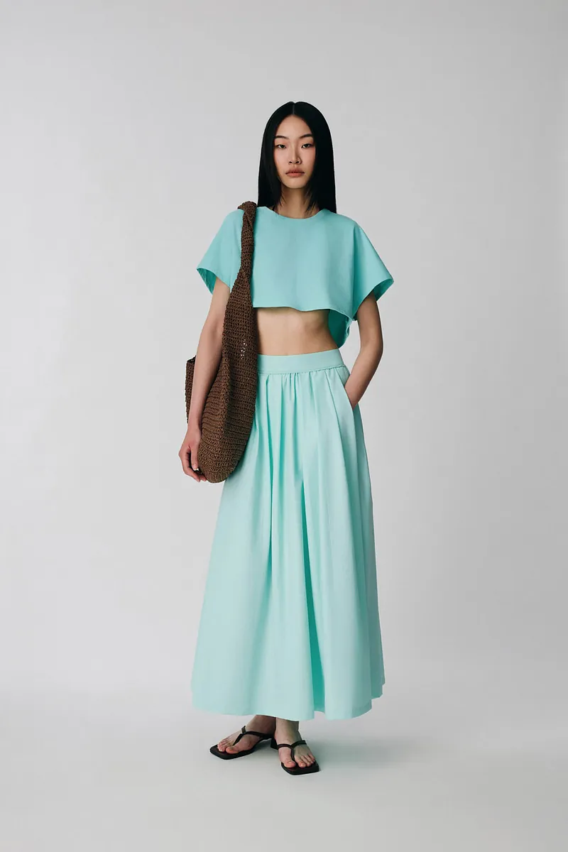 Studio Doe - Doe：Molly Relaxed Gathered Flared Skirt