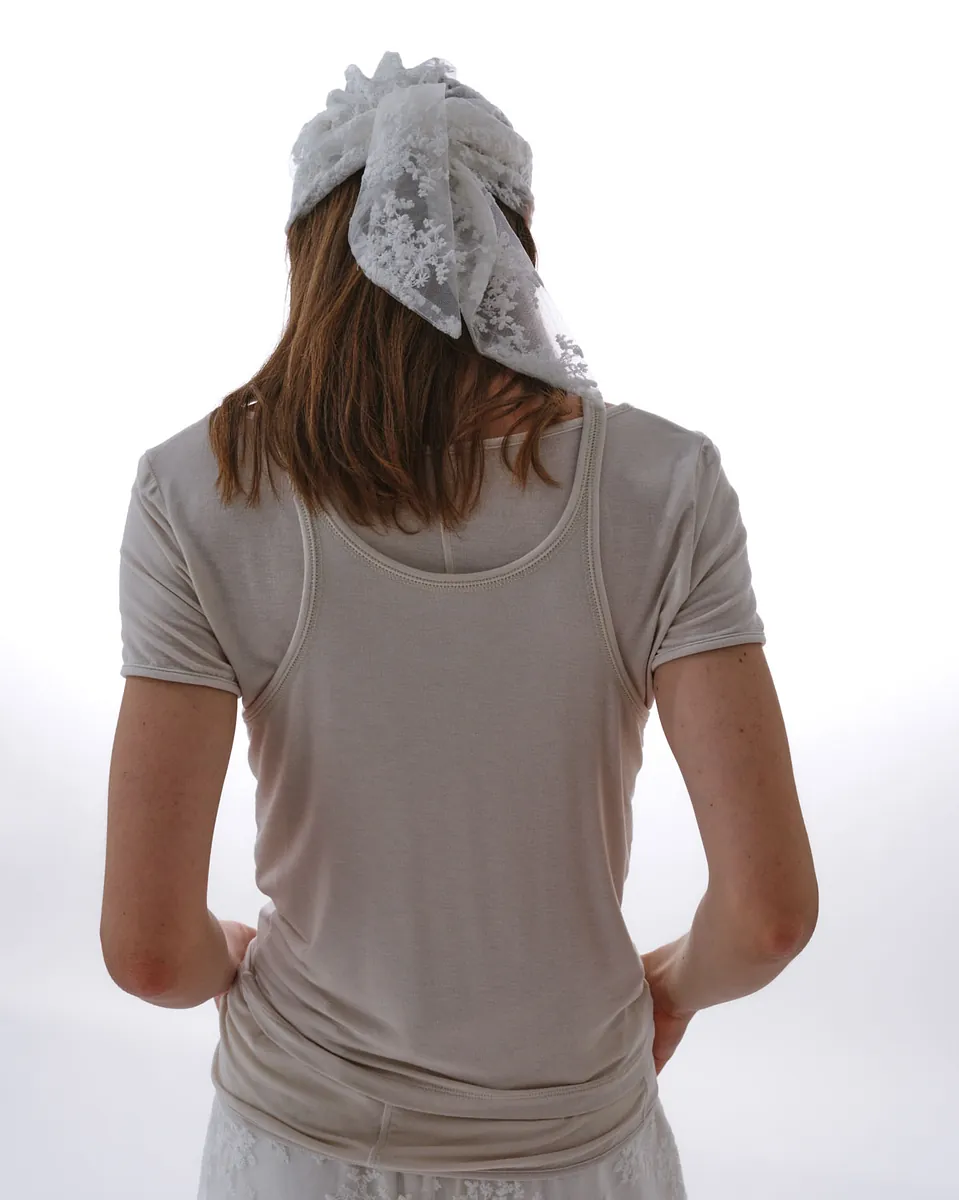Studio Doe - Lace Embroidered Turban Hat