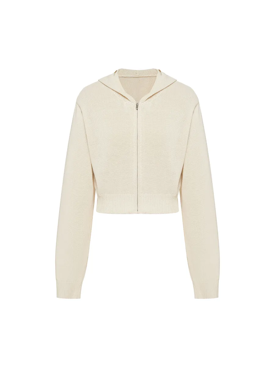 Studio Doe - Cool Gauze Hooded Short Cardigan