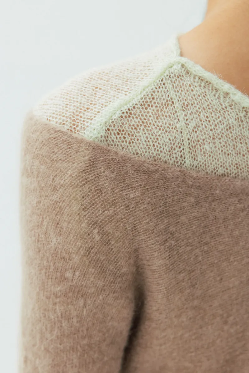 Studio Doe - Fine Wool Blend Wide Neck Sweater