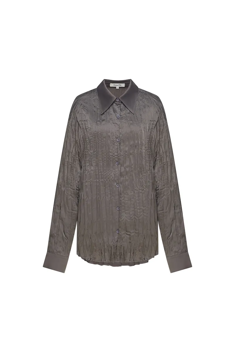 Studio Doe - Satin Pleated Shirt