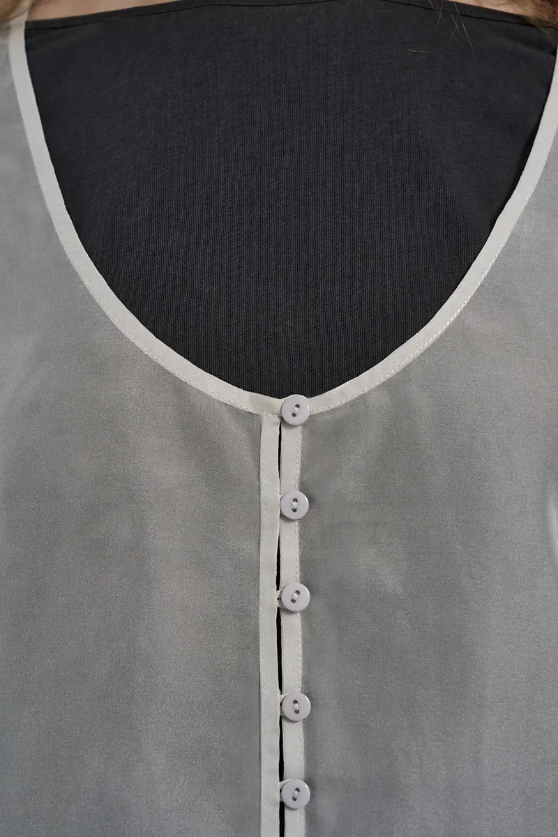 Studio Doe - Sheer Buttoned Vest
