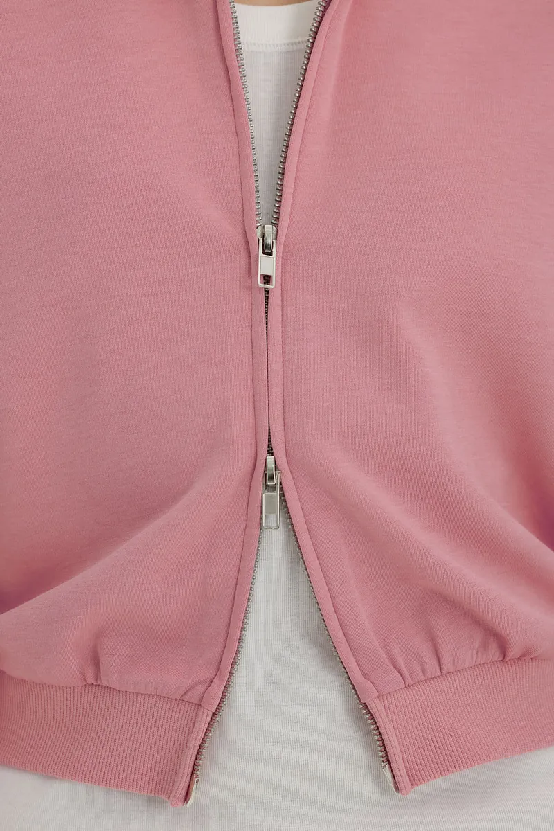 Doe：Molly Double Zipper Hoodie