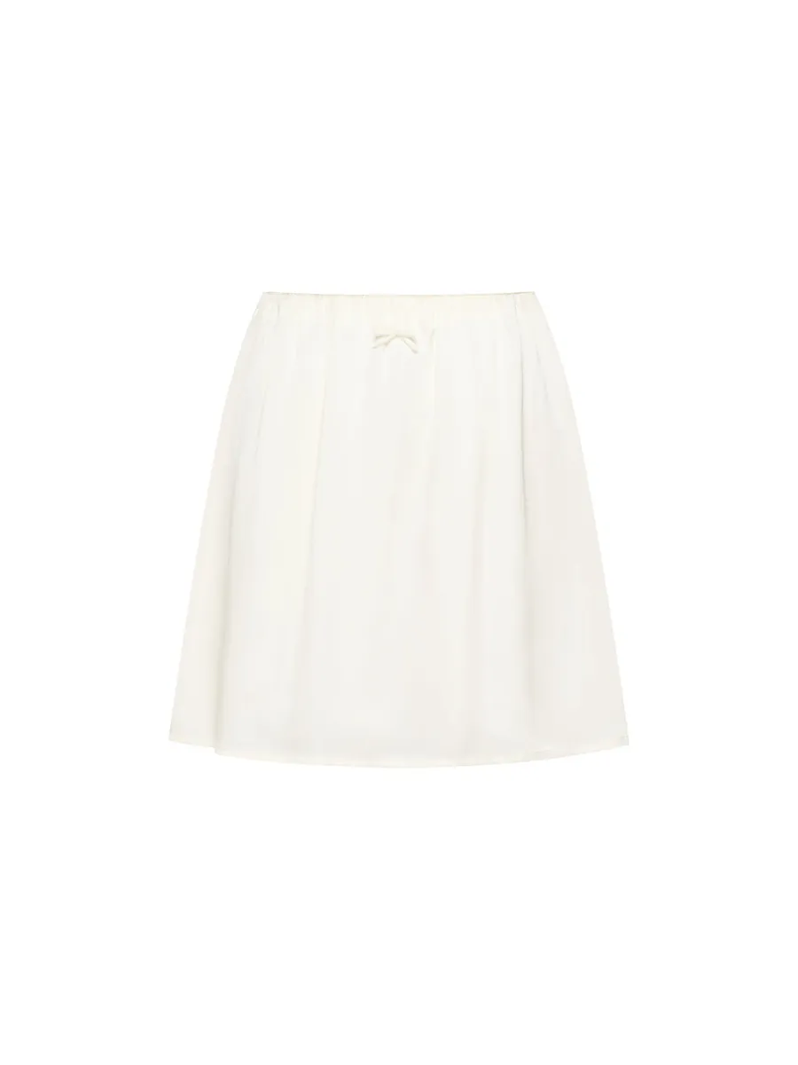 Studio Doe - Matte Satin Wave Mini Skirt
