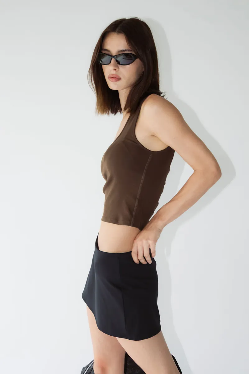 Studio Doe - Perfect Fit Rib Square Neck Tank Top