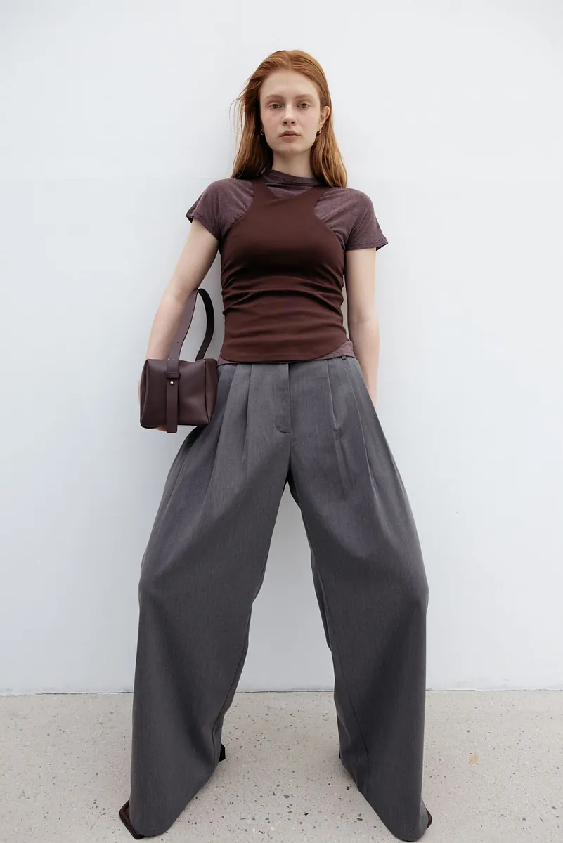 Studio Doe - Three-Tuck Low-Rise Wide Pants 3.0