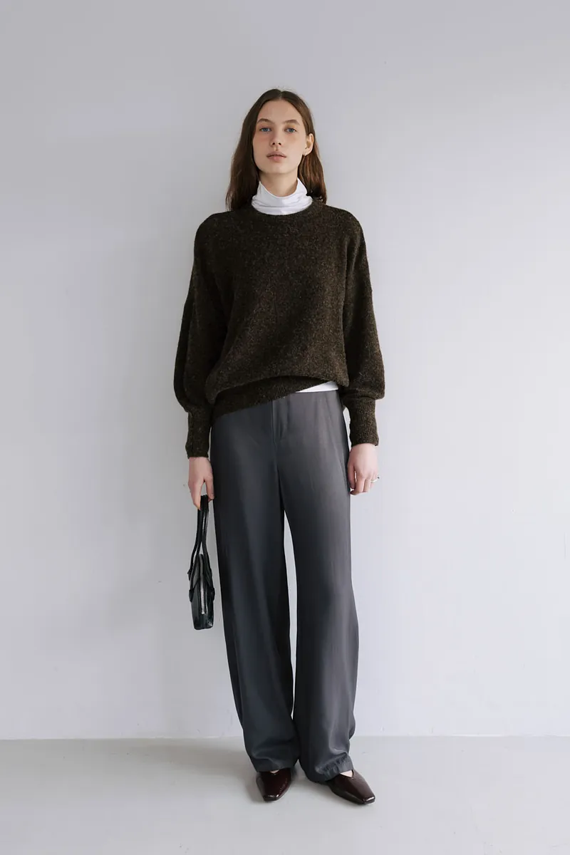 Studio Doe - Crew Neck Curved Sleeve Sweater