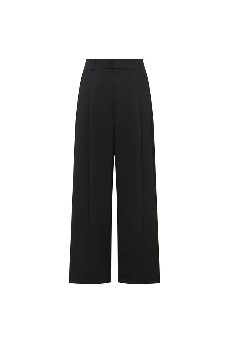 Studio Doe - Gender Free Wool-like Tuck Trousers